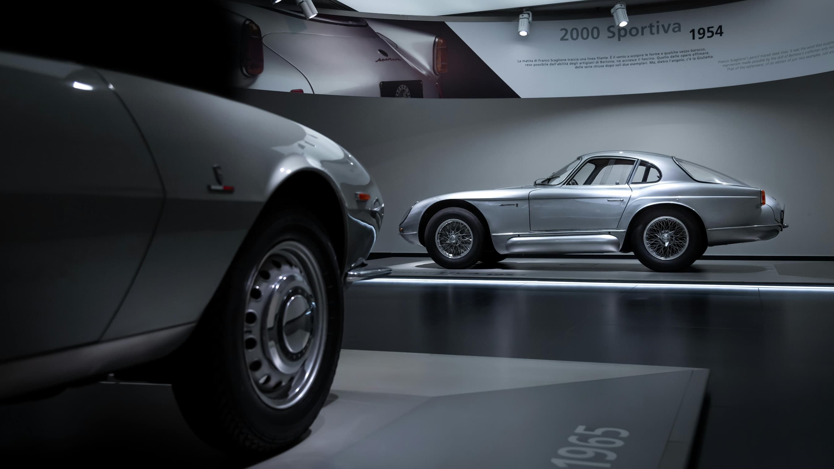 Classic Alfa Romeo 2000 Sportiva in museum — heritage craftsmanship that inspires Continental Motors
